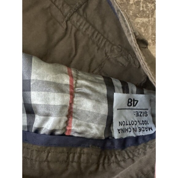 DONGD Brown Cargo Shorts Cotton Loose Fit Lightweight Pockets Men's Size 48 NWT - Picture 5 of 12